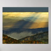 VS, North Carolina, Great Smoky Mountains. Poster (Voorkant)