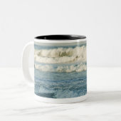 VS, North Carolina, Outer Banks, Kill Devil 3 Tweekleurige Koffiemok (Voorkant links)