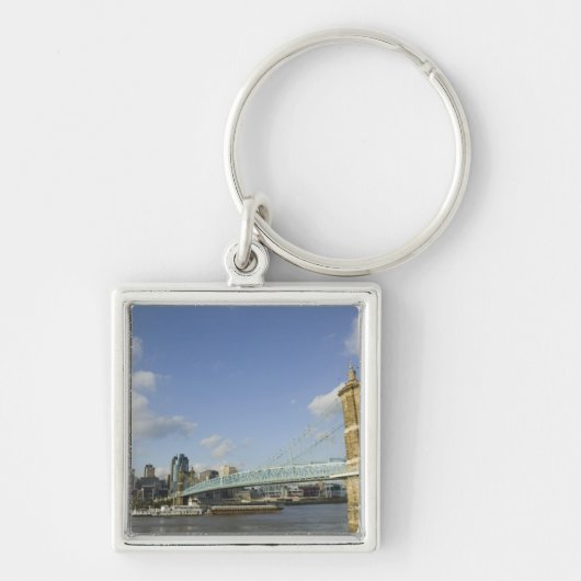 VS, Ohio, Cincinnati: Roebling Suspension 2 Sleutelhanger (Voorkant)