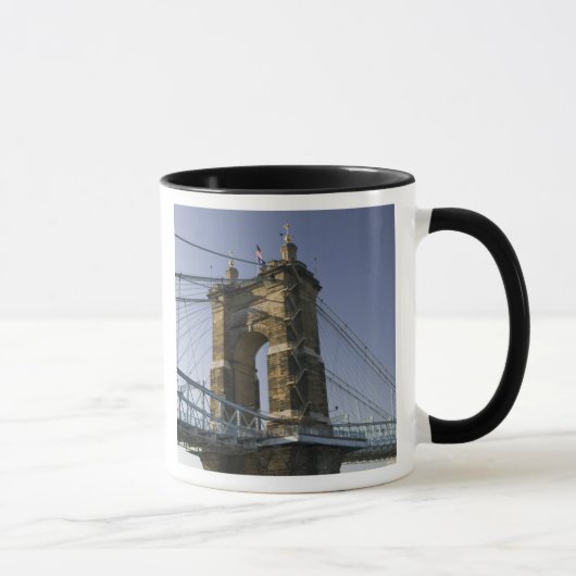 VS, Ohio, Cincinnati: Roebling Suspension 3 Mok (Rechts)