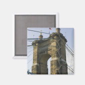 VS, Ohio, Cincinnati: Roebling Suspension Magneet (Voorkant / Achterkant)