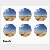 VS, Oklahoma, Black Kettle National Grasslands Ronde Sticker (Vel)