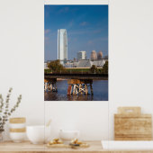 VS, Oklahoma, Oklahoma City, Silhouet Poster (Keuken)