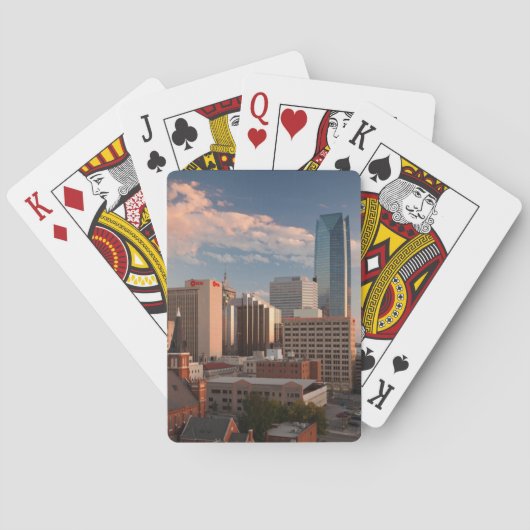 VS, Oklahoma, Oklahoma City, Verhoogde stad Pokerkaarten (Achterkant)