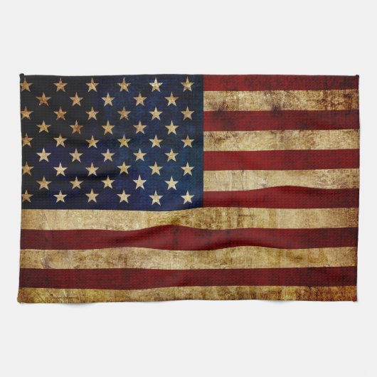 VS/Onafhankelijkheidsdag Theedoek (Horizontaal)