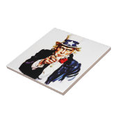  VS oom Sam wil je puntjes op stapel zetten Tegeltje (Zijkant)