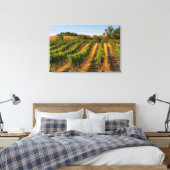 VS, oostelijk Washington, Walla Walla Vineyards Canvas Afdruk (Insitu (Slaapkamer))