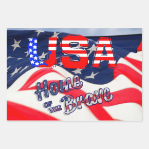 VS op Honor Flag Inpakpapier Vel