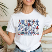 VS Opgericht 1776 Onafhankelijkheidsdag van Amerik T-shirt