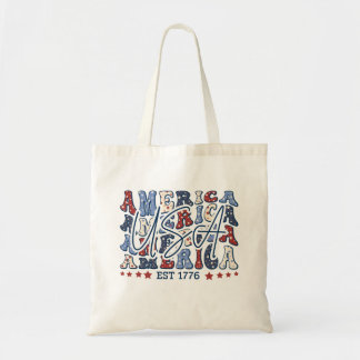 VS Opgericht 1776 Onafhankelijkheidsdag van Amerik Tote Bag