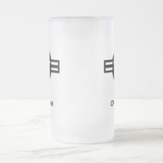 VS Optimisme zwart Matglas Bierpul (Center)