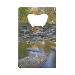 VS, Oregon, Ashland, Lithia Park. Herfst Creditkaart Flessenopener