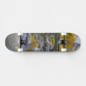 VS, Oregon, Ashland, Lithia Park. Herfst Skateboard (Horizontaal)