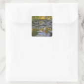 VS, Oregon, Ashland, Lithia Park. Herfst Vierkante Sticker (Tas)