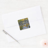 VS, Oregon, Ashland, Lithia Park. Herfst Vierkante Sticker (Envelop)