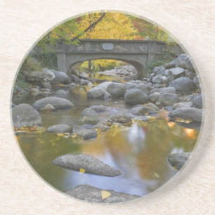 VS, Oregon, Ashland, Lithia Park. Herfst Zandsteen Onderzetter