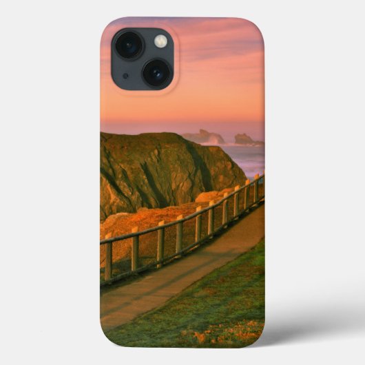 VS, Oregon, Bandon. Rotsen bekeken vanuit Trail Case-Mate iPhone Case (Achterkant)