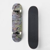 VS, Oregon, Bend. Een vervallen oude fiets Skateboard (Voorkant)