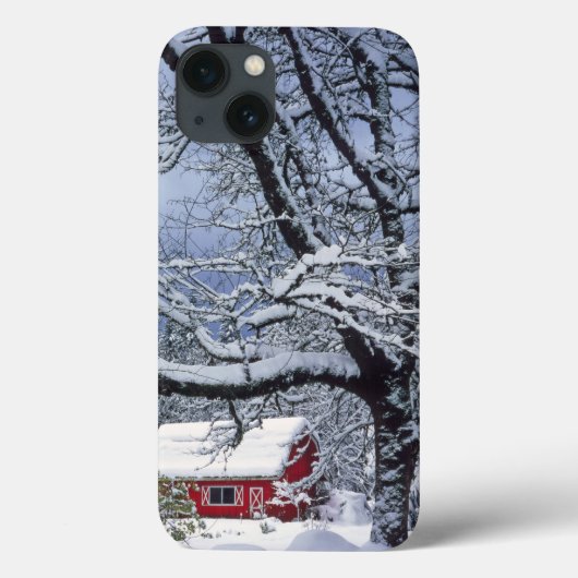VS, Oregon, Clackamas County. Verse sneeuw bedekt Case-Mate iPhone Case (Achterkant)