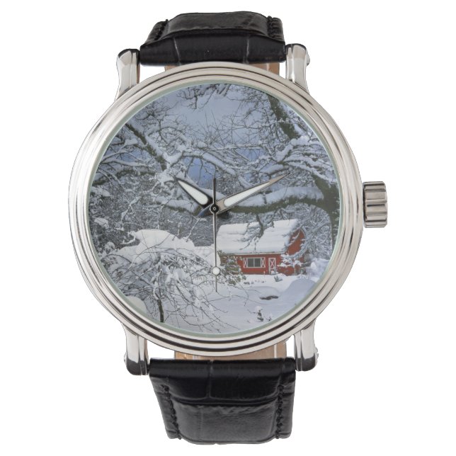 VS, Oregon, Clackamas County. Verse sneeuw Horloge (Voorkant)
