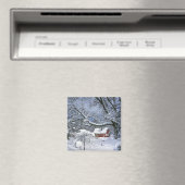 VS, Oregon, Clackamas County. Verse sneeuw Magneet (Insitu (Vaatwasser))