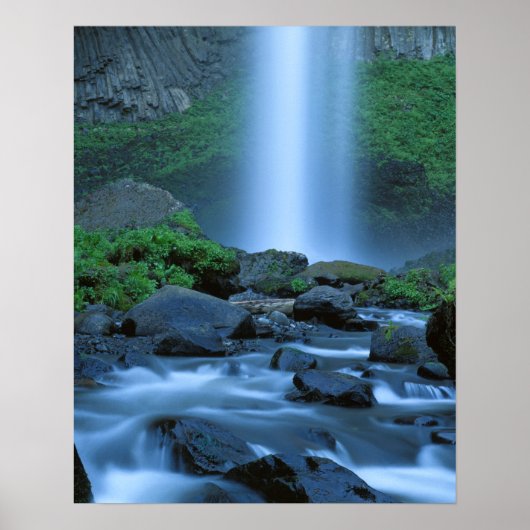 VS, Oregon, Columbia Gorge, Latourell Falls Poster (Voorkant)