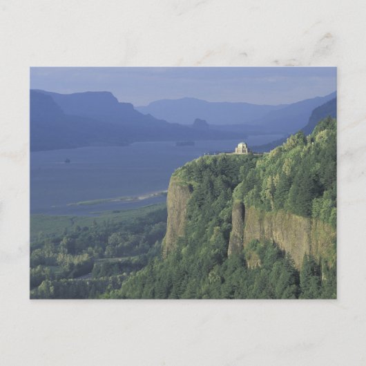 VS, Oregon, Columbia River Gorge NSA. Uitzicht op Briefkaart (Voorkant)