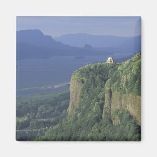 VS, Oregon, Columbia River Gorge NSA. Uitzicht op Magneet