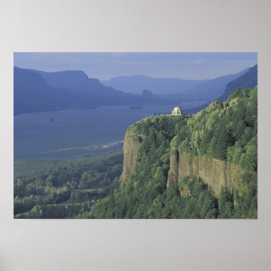 VS, Oregon, Columbia River Gorge NSA. Uitzicht op Poster (Voorkant)