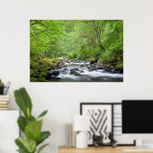 VS, Oregon, Columbia River Gorge, Tanner Creek 4 Poster (Thuiskantoor)