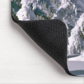 VS, Oregon, Crater Lake NP. Bomen buigen onder de Muismat (Hoek)