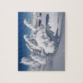 VS, Oregon, Crater Lake NP. Bomen hangen onder een Legpuzzel (Verticaal)