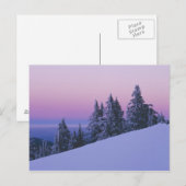 VS, Oregon, Deschutes National Forest, Schemering Briefkaart (Voorkant / Achterkant)