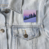 VS, Oregon, Deschutes National Forest, Schemering Vierkante Button 5,1 Cm (In situ)