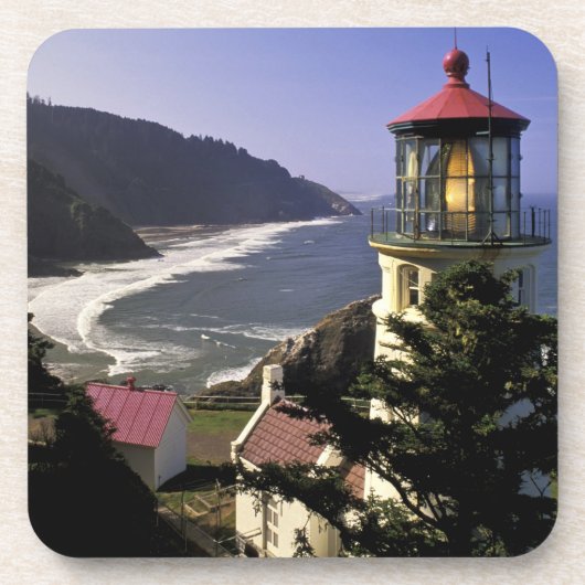 VS, Oregon, Florence. Heceta Head Lighthouse Onderzetter (Voorkant)