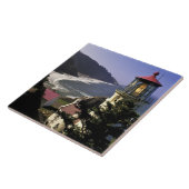 VS, Oregon, Florence. Heceta Head Lighthouse Tegeltje (Zijkant)
