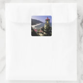 VS, Oregon, Florence. Heceta Head Lighthouse Vierkante Sticker (Tas)