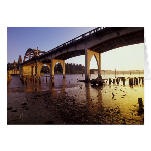 VS, Oregon, Florence. Siuslaw-brug en (Voorkant Horizontaal)