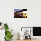 VS, Oregon, Florence. Siuslaw-brug en Poster (Thuiskantoor)