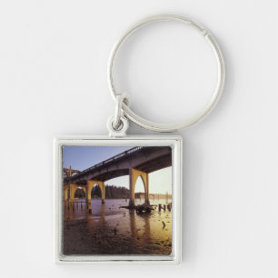 VS, Oregon, Florence. Siuslaw-brug en Sleutelhanger