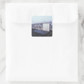 VS, Oregon. Gilkey overdekte brug overspant Vierkante Sticker (Tas)