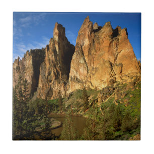 VS, Oregon, Granietkliffen bij Smith Rock State Tegeltje