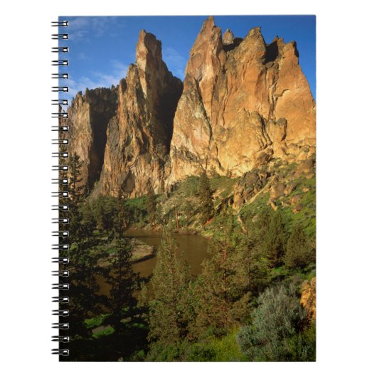 VS, Oregon, Granite Cliffs bij Smith Rock State Notitieboek (Voorkant)