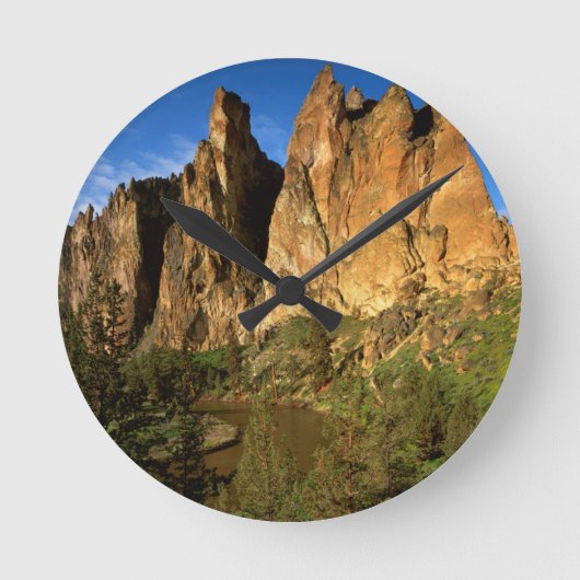 VS, Oregon, Granite Cliffs bij Smith Rock State Ronde Klok (Voorkant)