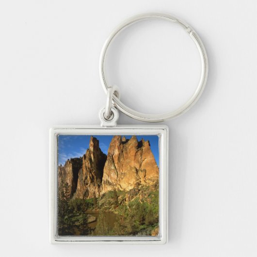 VS, Oregon, Granite Cliffs bij Smith Rock State Sleutelhanger (Voorkant)