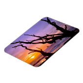 VS, Oregon, Kaap Meares. Zonsondergang Magneet (Linkerzijde)