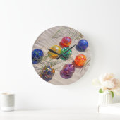 VS, Oregon. Kleurrijke glasvezel op zand duin Grote Klok (Huis)