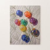 VS, Oregon. Kleurrijke glasvezel op zand duin Legpuzzel (Verticaal)