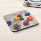 VS, Oregon. Kleurrijke glasvezel op zand duin Onderzetter (Linkerzijde)