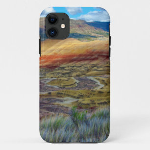 VS, Oregon. Landschap van de geschilderde heuvels iPhone 11 Hoesje